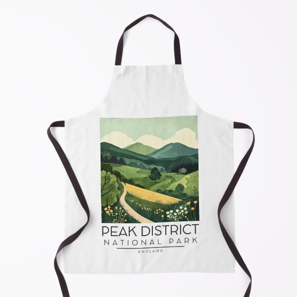 Artikelvorschau, Eine Vintage-Illustration des Peak District Nationalpark - England entworfen und verkauft von GoodOldVintage.