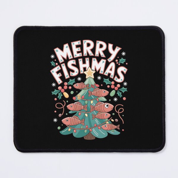 Item preview, Merry Fishmas Fishing Christmas designed and sold by DomTeesHaven.