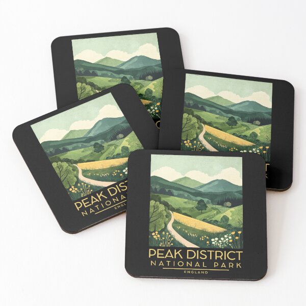 Item preview, A Vintage Illustration of Peak District National Park - England  designed and sold by GoodOldVintage.