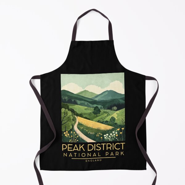 Item preview, A Vintage Illustration of Peak District National Park - England designed and sold by GoodOldVintage.