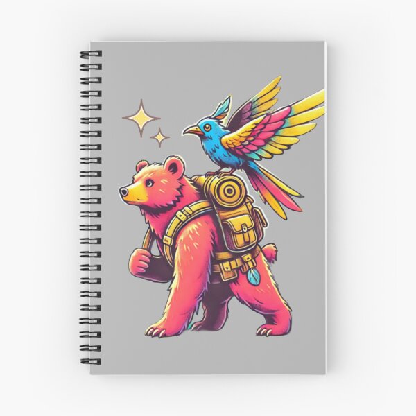 Item preview, The bear and the adventurous bird designed and sold by ShirtArtisto.