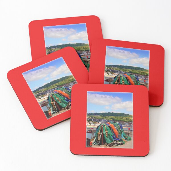 Item preview, Fishing Nets on The Cobb designed and sold by Charmiene Maxwell-Batten.