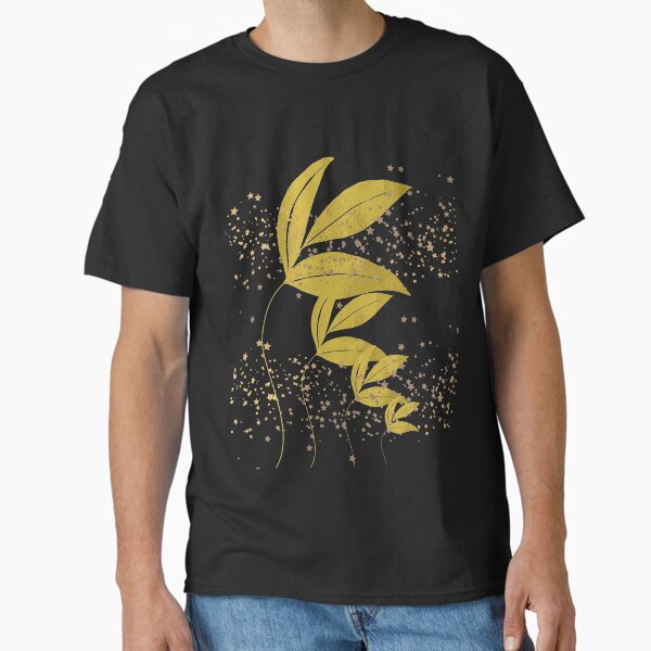 Item preview, Golden Plant Stem with Leaves Design designed and sold by Arte82.