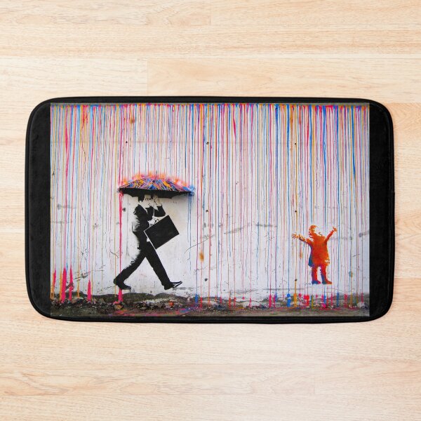 Item preview, Banksy - Colored Rain designed and sold by ByOxCe.