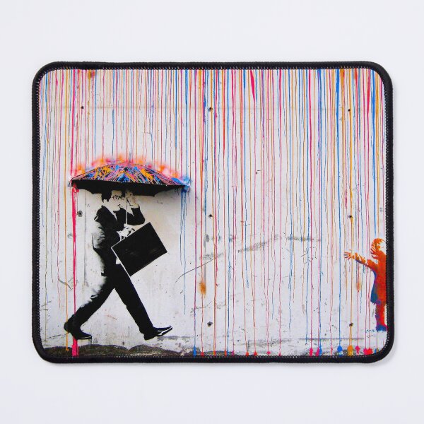 Item preview, Banksy - Colored Rain designed and sold by ByOxCe.