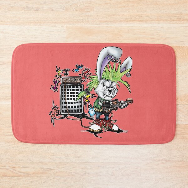 Item preview, Bunny punk musician designed and sold by Dimisbarbarian.