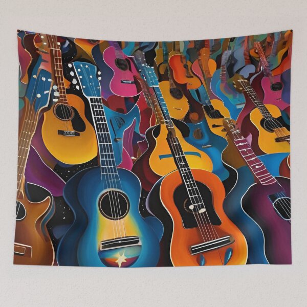 Item preview, Colorful Guitars, Guitar Players, Colorful Guitars, Guitar Moms, Guitar Lovers designed and sold by Graphitti Squad.