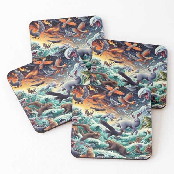 Item preview, Snowy Standoff– Perfect Gift designed and sold by Imaginarium of Chaos falcon88 .