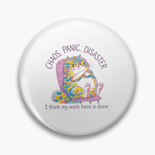 Item preview, my work is done, cat, feline, trouble maker, funnyfits70, Humor, Funny, retro, vintages, funny quotes, animal humor, designed and sold by FunnyFits70.