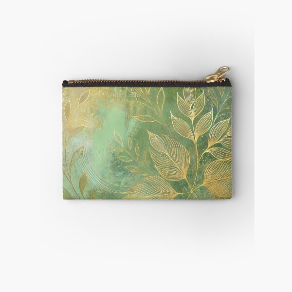 Artikelvorschau, Abstraktes Kunstwerk mit goldenem Blattmotiv, Stil 12 entworfen und verkauft von Dream Bloom Gallery.