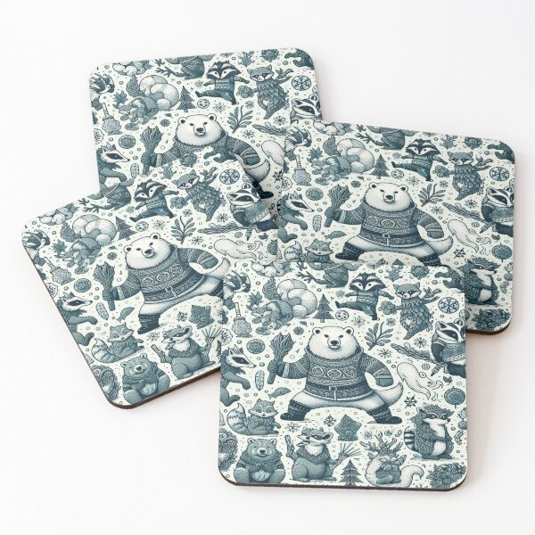 Item preview, Blizzard Beasts Clash– Perfect Gift designed and sold by Imaginarium of Chaos falcon88 .