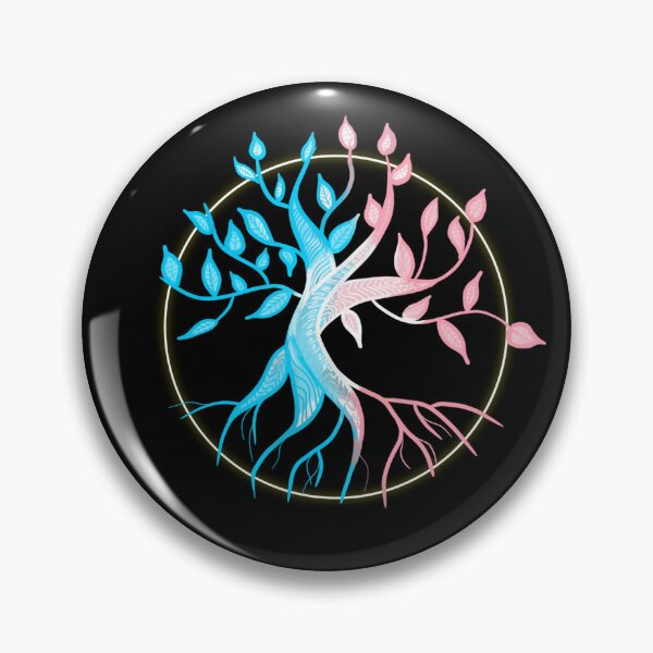 Item preview, Tree of Life-TDOR Trans Pride Flag designed and sold by AndrogynosArts.