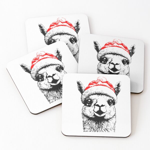 Artikelvorschau, Llamas Weihnachtsfreude entworfen und verkauft von JollyCritters.
