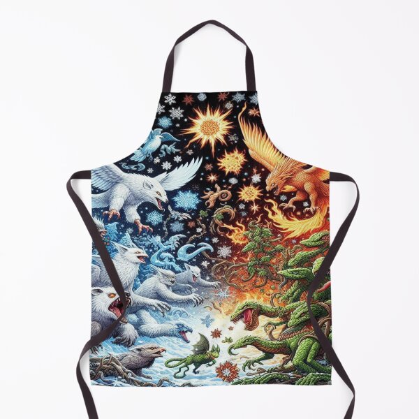 Item preview, Glacier Guardians vs. Forest Foes– Perfect Gift designed and sold by Imaginarium of Chaos falcon88 .
