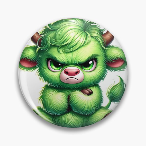 Artikelvorschau, Grün ist das neue Schwarz Moos die grüne Kuh entworfen und verkauft von LoneAngel.