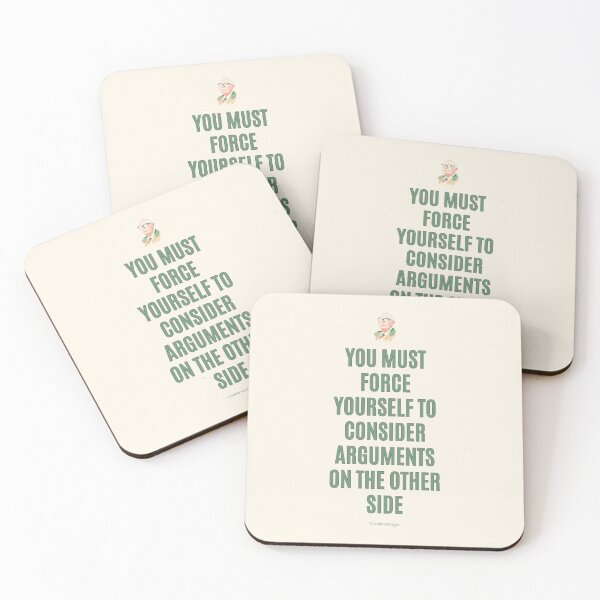 Item preview, Charlie Munger Quote, Consider Arguments on the Other Side designed and sold by VarnaChitra.
