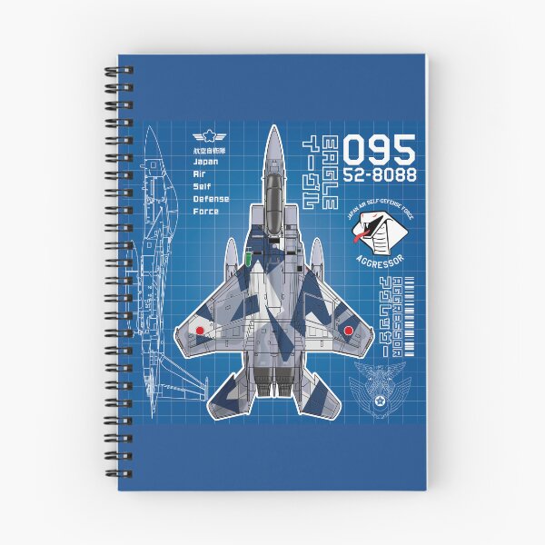 Item preview, JASDF F-15DJ EAGLE FighterJet  AGGRESSOR 095 BP HD 4C Illustration designed and sold by MIL-ART-JPN.