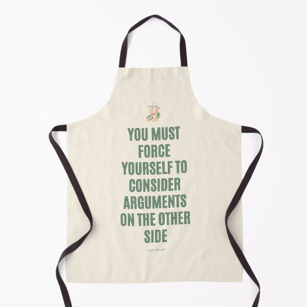Item preview, Charlie Munger Quote, Consider Arguments on the Other Side designed and sold by VarnaChitra.