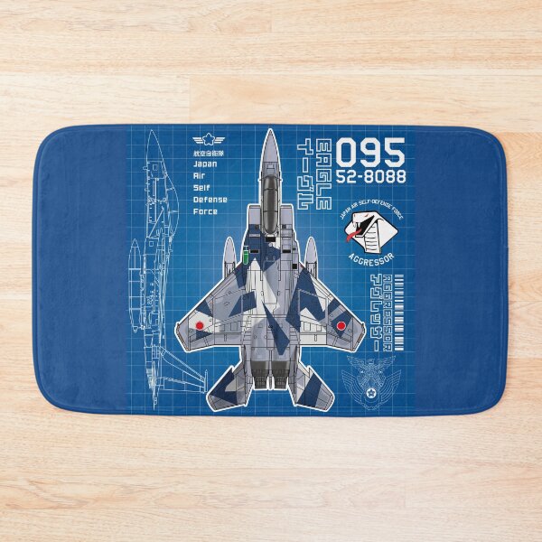 Item preview, JASDF F-15DJ EAGLE FighterJet  AGGRESSOR 095 BP HD 4C Illustration designed and sold by MIL-ART-JPN.