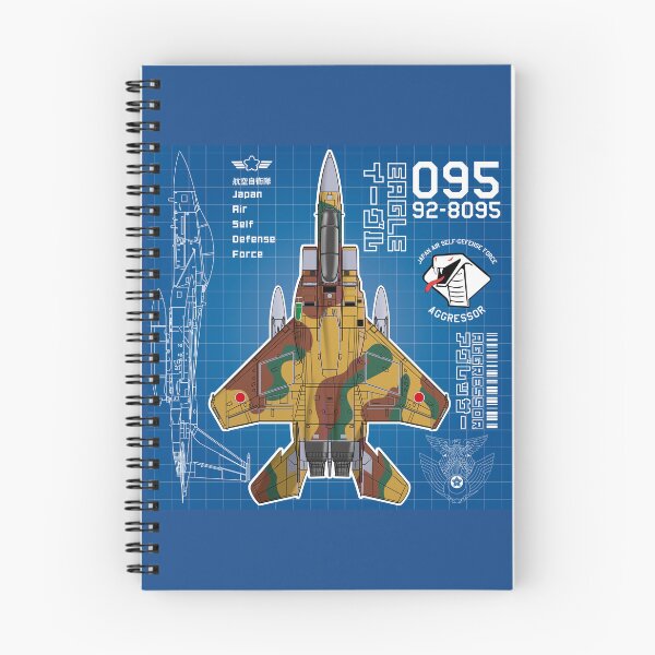 Item preview, JASDF F-15DJ EAGLE FighterJet  AGGRESSOR 095 BP HD 4C Illustration designed and sold by MIL-ART-JPN.