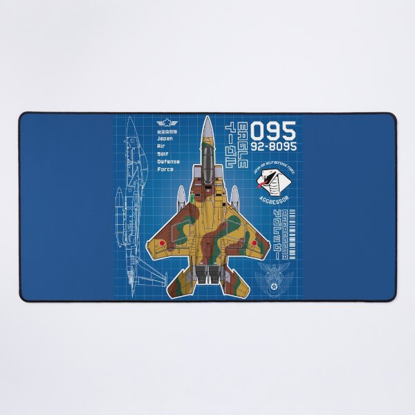 Item preview, JASDF F-15DJ EAGLE FighterJet  AGGRESSOR 095 BP HD 4C Illustration designed and sold by MIL-ART-JPN.