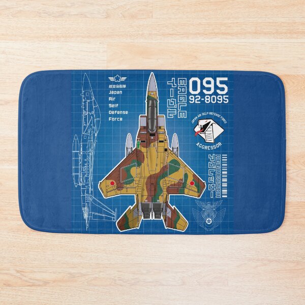 Item preview, JASDF F-15DJ EAGLE FighterJet  AGGRESSOR 095 BP HD 4C Illustration designed and sold by MIL-ART-JPN.