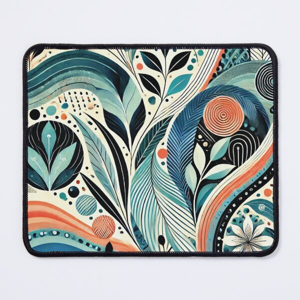 Item preview, Colorful abstract pattern flower designed and sold by DofinaSur.