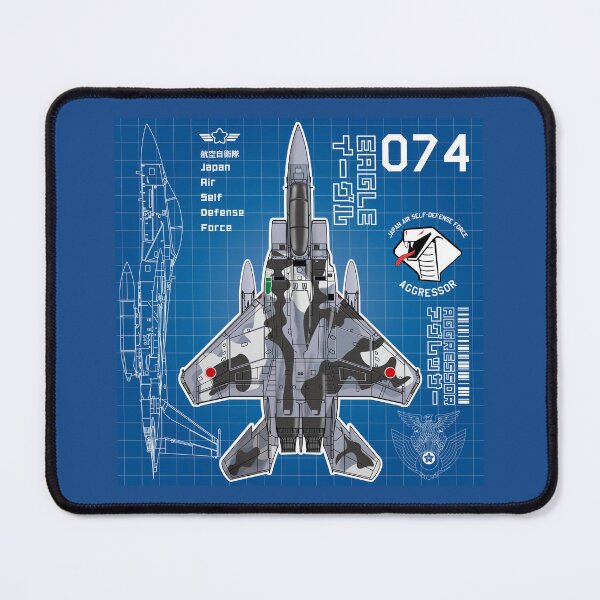Item preview, JASDF F-15DJ EAGLE FighterJet  AGGRESSOR 0074 BP HD 4C Illustration designed and sold by MIL-ART-JPN.