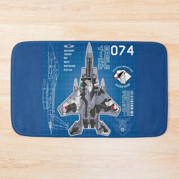 Item preview, JASDF F-15DJ EAGLE FighterJet  AGGRESSOR 0074 BP HD 4C Illustration designed and sold by MIL-ART-JPN.