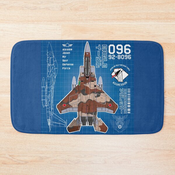 Item preview, JASDF F-15DJ EAGLE FighterJet  AGGRESSOR 096 BP HD 4C Illustration designed and sold by MIL-ART-JPN.