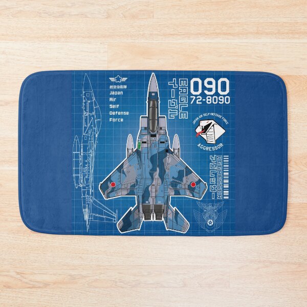 Item preview, JASDF F-15DJ EAGLE FighterJet  AGGRESSOR 090 BP HD 4C Illustration designed and sold by MIL-ART-JPN.