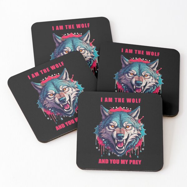 Item preview, Wolf and prey concept illustration design (AI+HUMAN) designed and sold by DFLC Prints.