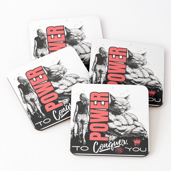 Item preview, Power to conquer you, Exclusive Gift for Fitness & Gym Warriors RED designed and sold by MaFleiva.