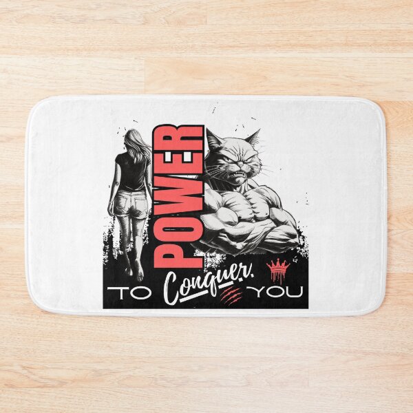 Item preview, Power to conquer you, Exclusive Gift for Fitness & Gym Warriors RED designed and sold by MaFleiva.