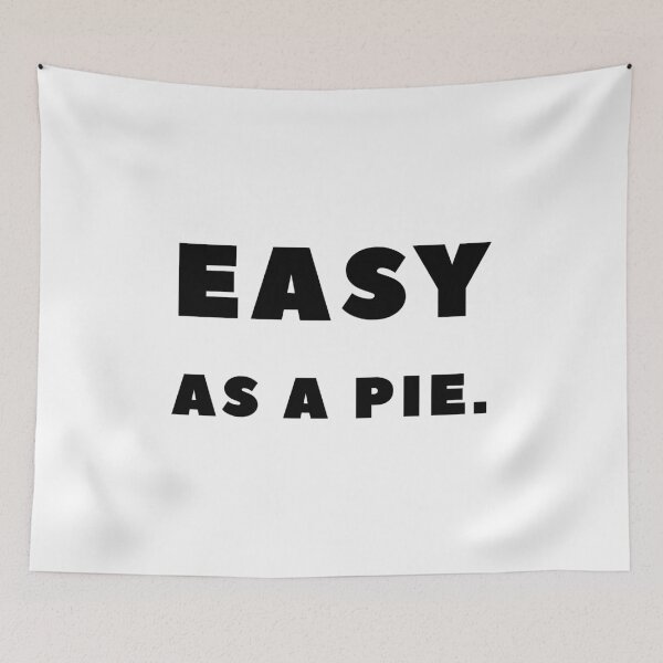 Item preview, EASY AS A PIE, Unique designed and sold by villacreativa.
