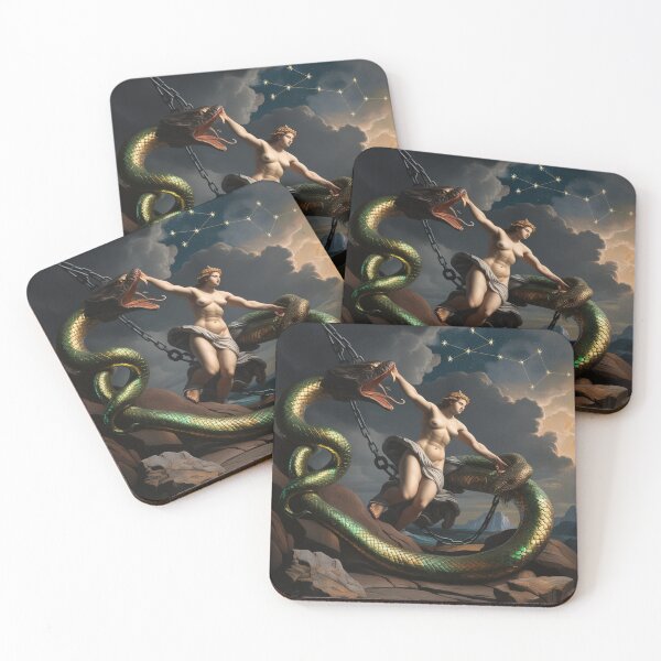Item preview, Andromeda Chained Greek Mythology painting art designed and sold by Vintage Designs +.