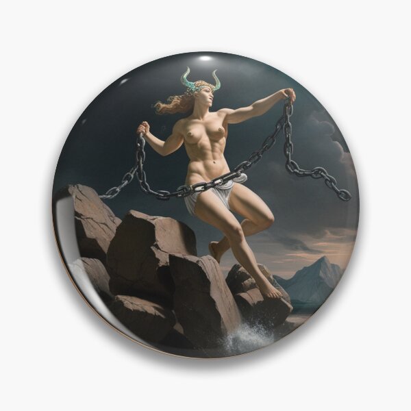 Item preview, Andromeda Chained Greek Mythology painting art designed and sold by Vintage Designs +.