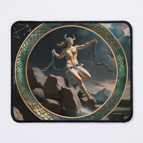 Item preview, Andromeda Chained Greek Mythology painting art designed and sold by Vintage Designs +.