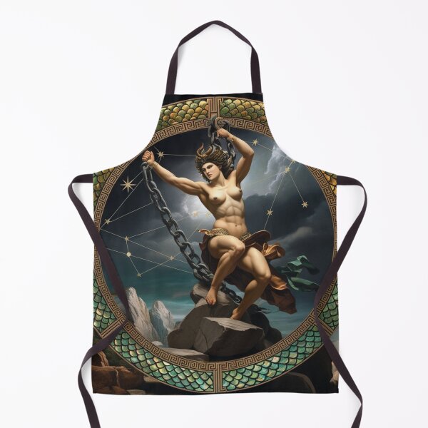 Item preview, Andromeda Chained Greek Mythology painting art designed and sold by Vintage Designs +.