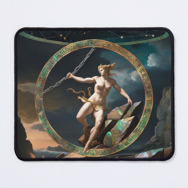 Item preview, Andromeda Chained Greek Mythology painting art designed and sold by Vintage Designs +.