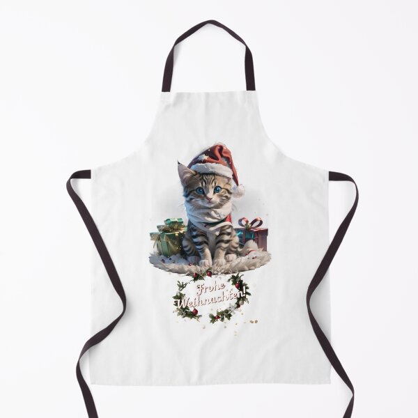 Item preview, Frohe Weihnachten cat Weihnachtskätze designed and sold by Khala.