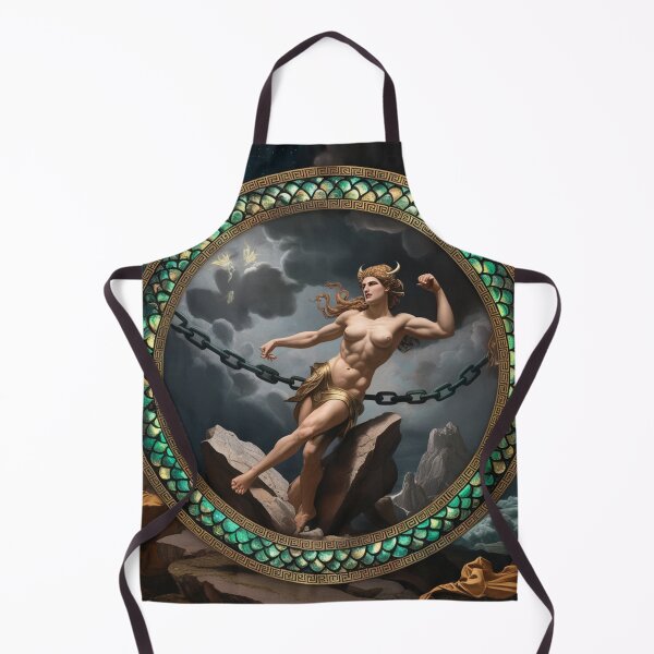 Item preview, Andromeda Chained Greek Mythology painting art designed and sold by Vintage Designs +.