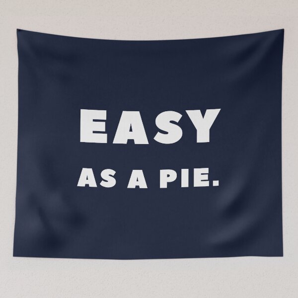 Item preview, EASY AS A PIE, Unique designed and sold by villacreativa.