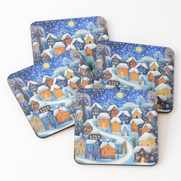 Item preview, Winter Wonderland Village designed and sold by Neika Shimm Designs.