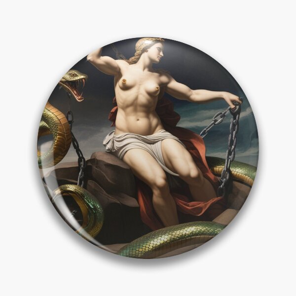 Item preview, Andromeda Chained Greek Mythology painting art designed and sold by Vintage Designs +.