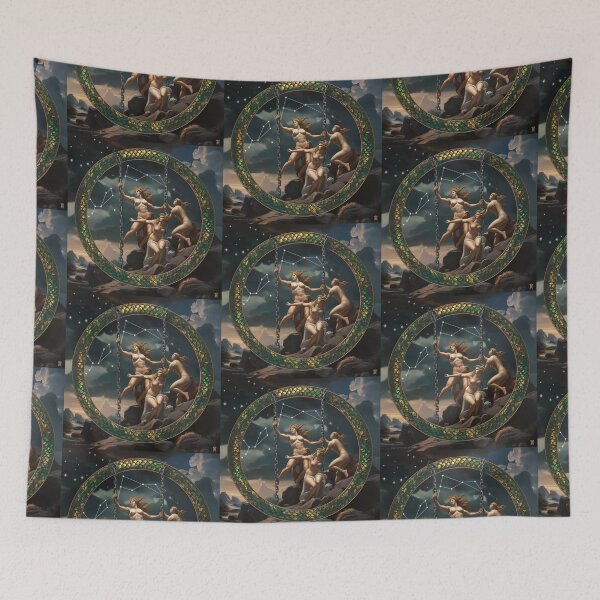 Item preview, Andromeda Chained Greek Mythology painting art designed and sold by Vintage Designs +.