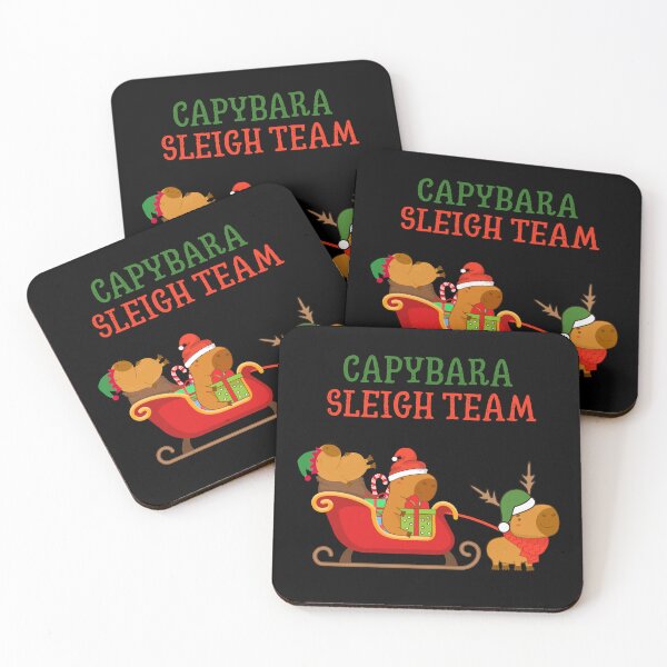 Item preview, Capybara Sleigh Team. designed and sold by JAGA-ALIME.