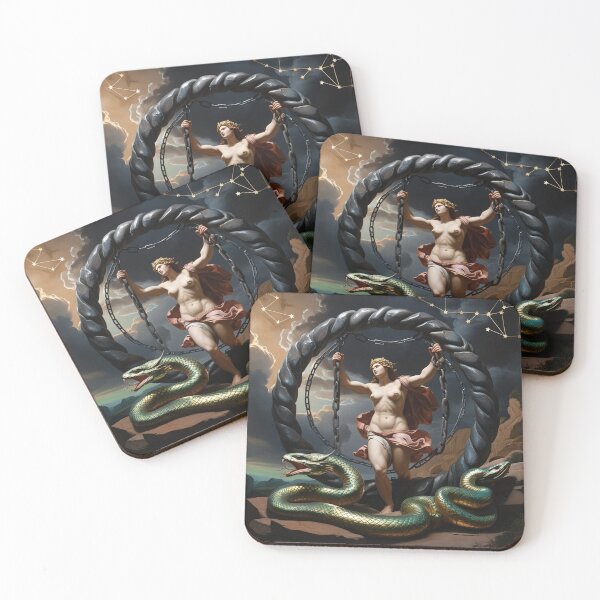 Item preview, Andromeda Chained Greek Mythology painting art designed and sold by Vintage Designs +.
