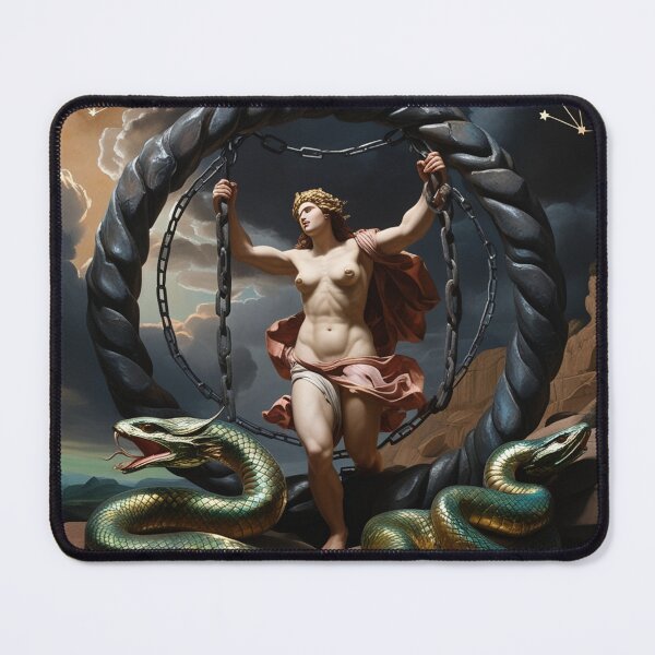 Item preview, Andromeda Chained Greek Mythology painting art designed and sold by Vintage Designs +.