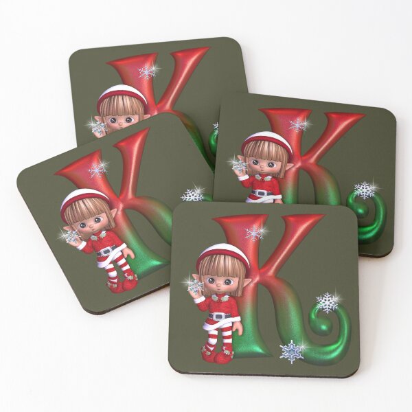 Item preview, Christmas Elf with K designed and sold by Marialen.